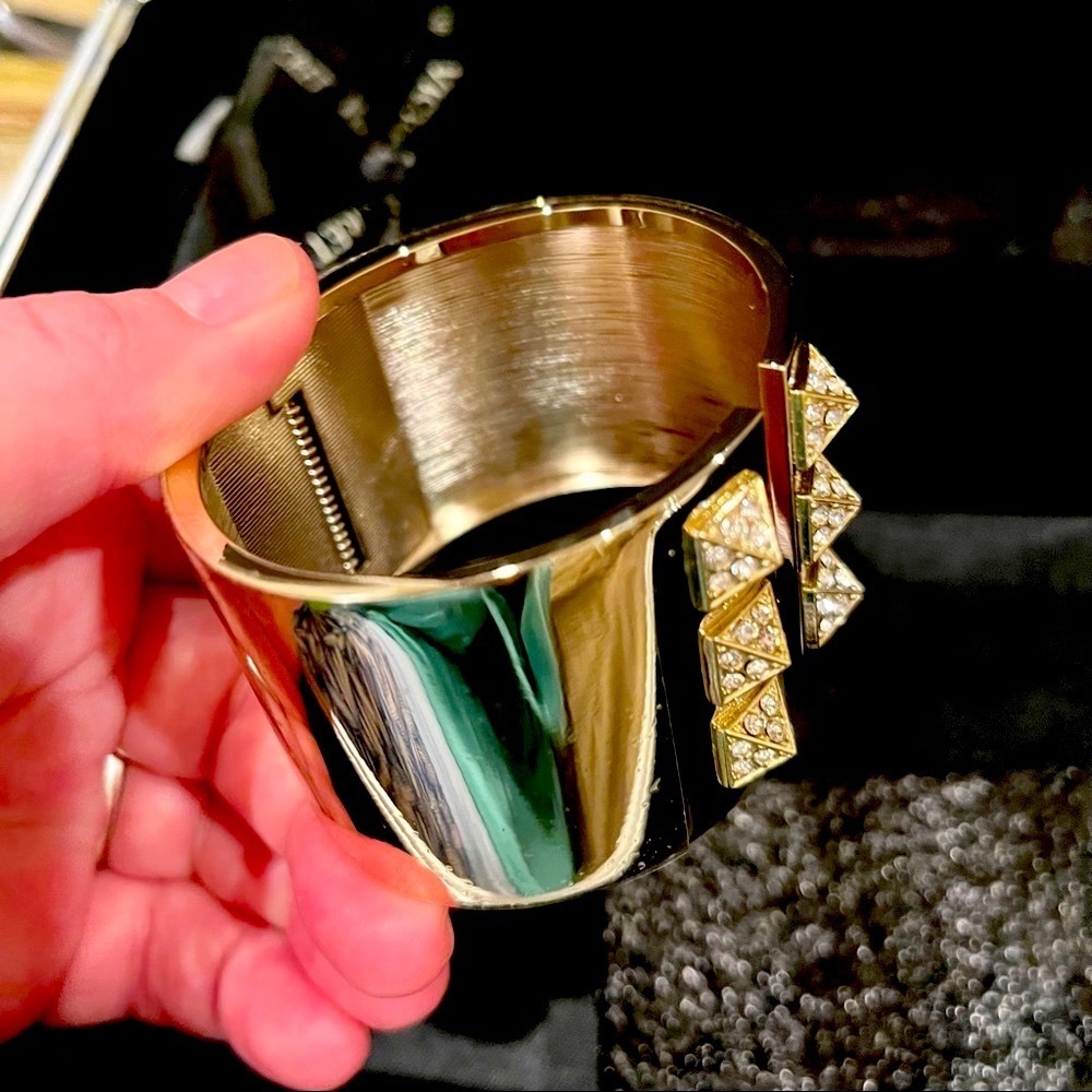 - NIB Victoria’s Secret Secret Sexy Scandalous Gold-tone Rhinestone Cuff …